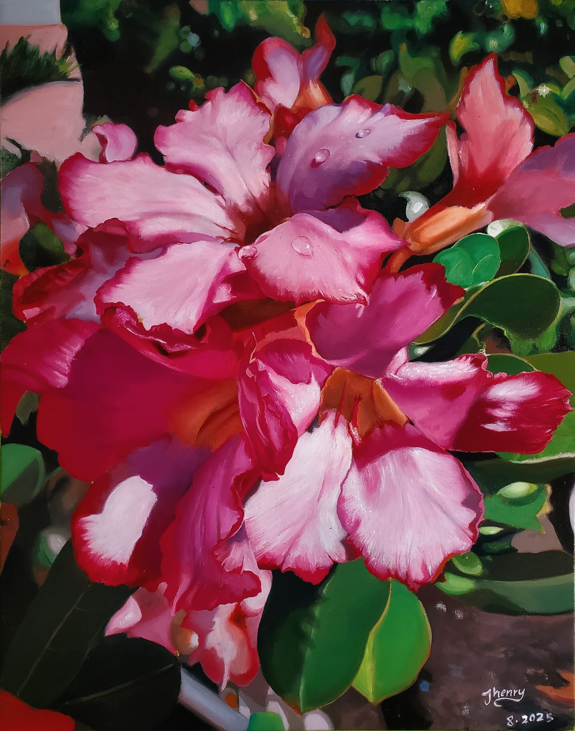 Dessert Rose painting